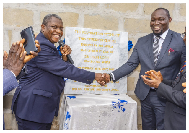 ASR Africa lays foundation for N1bn Students Centre in UNIZIK